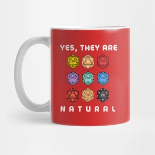 Yes, they are Natural 20s Mug